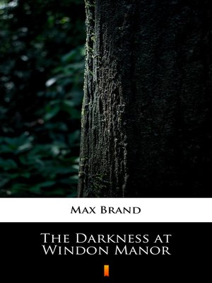 cover image of The Darkness at Windon Manor